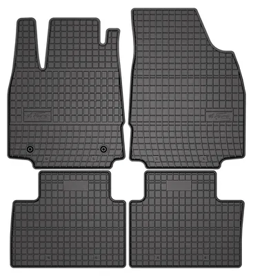 Produktbild von Gummi-Fußmatten für MG 3 III 2024- (Schrägheck) – 4-tlg, Schwarz, passgenau