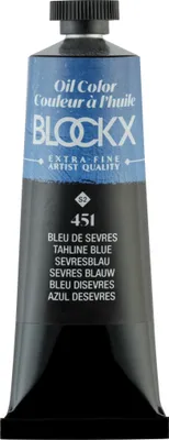 Produktbild von Blockx 3x Ölfarbe, Sèvresblau - Tube 35ml - Sevresblau 213451BXC