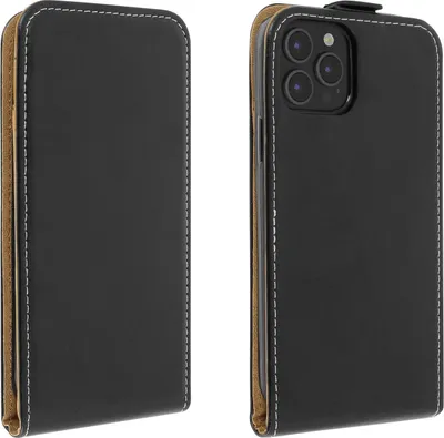 Immagine prodotto di Avizar, custodia a libro verticale con portacarte per Apple iPhone 12 Pro Max, colore nero