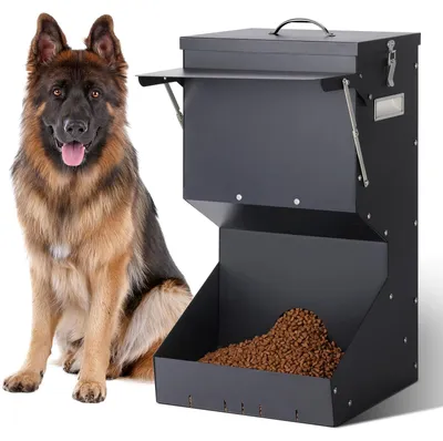 Hunde-Futterspender, 11,3 kg, verzinkt, für große Rassen