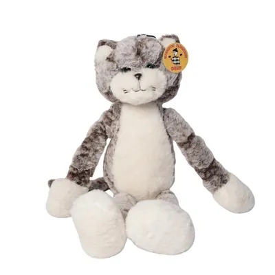 Produktbild von Lustige Stoffkatze 50cm großes Kuscheltier Katze mit langen Armen