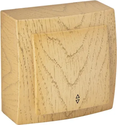 Produktbild von Wechselschalter Ahorn Holzoptik – Aufputz IP20 Innen – Themis