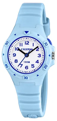 Produktbild von Calypso Armbanduhr Kinder Jugend Analog Kautschuk Fashion Uhr hellblau UK5846/2