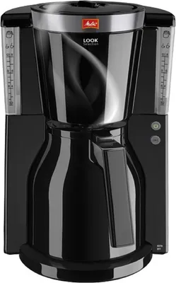 Produktbild von Melitta Look IV Therm Selection, Filterkaffeemaschine, Gemahlener Kaffee, 1000 W, Schwarz