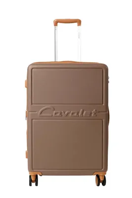Produktbild von Braune Koffer 65 cm, mittelgroßer Hartschalenkoffer Trolley Cavalet Bowatex