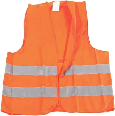 Produktbild von Warnweste, EN ISO 20471,Cat.2,Universalgröße, Polyester,mit Klettverschluß,fluoreszierend orange