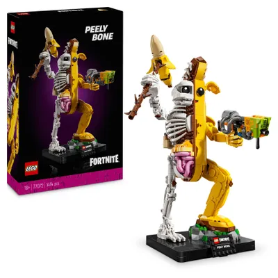 Produktbild von LEGO Fortnite Knochen-Schali - Inklusive Farbwerfer & Schalenschläger-Spitzhacke - Sammlerstück für Videospiel-Fans - Bauset für Erwachsene als Wohn- oder Büro-Deko - 77072