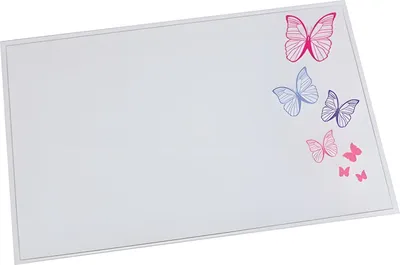 Produktbild von Läufer Schreibunterlage DURELLA EMOTION Motiv: Butterfly