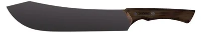 Imagen del producto de Cuchillo para carne Tramontina CHURRASCO BLACK, cuchillo de trinchar, acero inoxidable / madera, hoja de 25 cm, modelo 22844-110