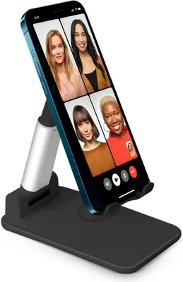 Image de SBS TASTAND, lecteur de livres électroniques, téléphone portable/smartphone, tablette/UMPC, support passif, table/banc, noir, argenté
