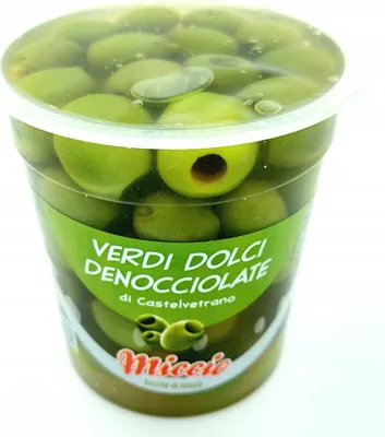 Produktbild von Olive Verdi Denocciolate Castello grüne Oliven 200g - Miccio