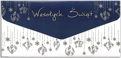 Zdjęcie produktu dla Karnet-koperta Wesołych Świąt - Trend