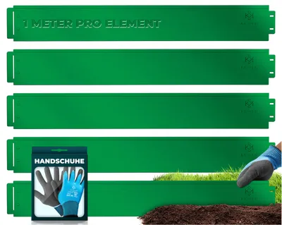 Produktbild von KESSER® Rasenkante 5-50m Beeteinfassung Beetumrandung Metall Palisade Mähkante