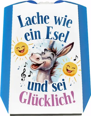 Produktbild von Fröhlicher Esel Lache und sei glücklich Parkscheibe
