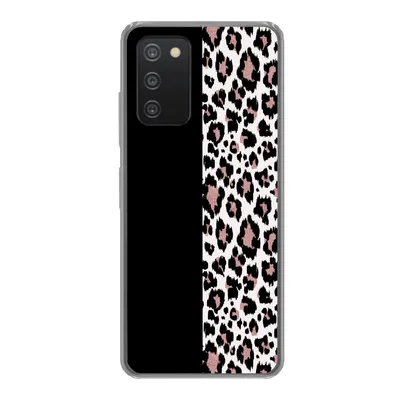 Produktbild von MuchoWow® Handyhülle Schutzhülle Hülle für Samsung galaxy a73 Tiermuster - Panther - Rosa Silikon Softcase Handy Hülle - Handyhülle