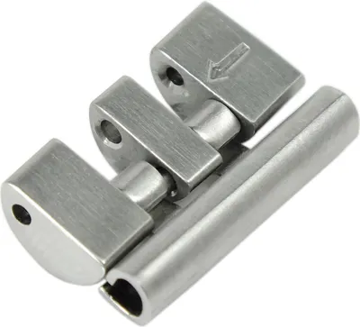 Produktbild von Minott 1x Schließenanstoßglied 16mm Edelstahl Anstoß silbern Ersatzanstoß 34190