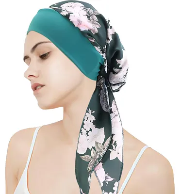 Obrázok produktu pre WUERKIYA, čiapka/turban pre ženy podstupujúce chemoterapiu, čiapka na hlavu, doplnok pre dámy