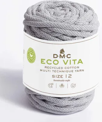 Produktbild von DMC Eco Vita-12 – recyceltes Baumwollgarn (4 mm) aus 80 % Baumwolle & 20 % Polyester (Color 121)