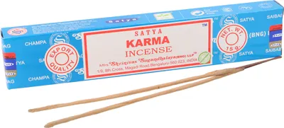 Produktbild von Satya Incense Räucherstäbchen, Indische Räucherstäbchen 15 g - Karma, 21*4*2 cm, Indische Räucherstäbchen