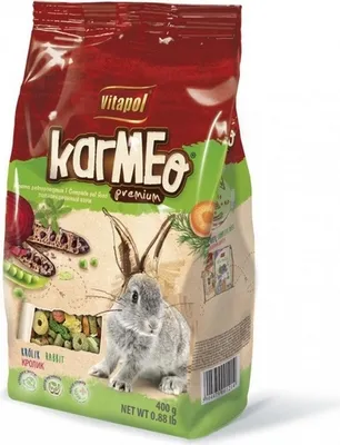 Productafbeelding van Karma, voeding voor konijnen, Vitapol Karmeo Premium, complete voeding, 400g