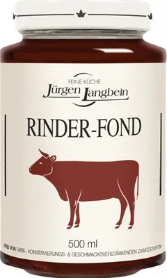 Immagine prodotto di Jürgen Langbein Feine Küche Brodo di manzo per salse e zuppe 500ml