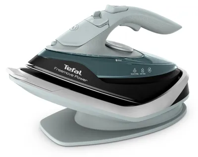 Produktbild von Tefal Freemove Power FV6670E0, Trocken- & Dampfbügeleisen, 1,9 m, 220 g/min, Schwarz, Blau, Grau, 40 g/min, 0,25 l