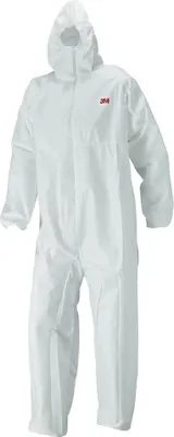 Produktbild von 3M Schutzanzug 4520, weiß/grün Typ 5/6 Gr. 4XL