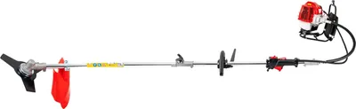 Produktbild von Benzin Stab-Heckenschere - 52cc 2‑Takt - Teleskop 2,7 m - 40 cm Messer - Für Garten - Rot
