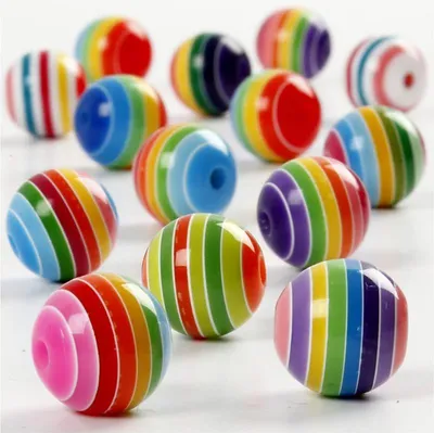 Immagine prodotto di Creativ Company CC Perline in resina rotonde 12 mm Multi Mix 50 pezzi