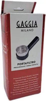 Produktbild von Gaggia Druckfilterhalter Kaffeemaschinen Zubehör Crema Perfetta langlebig robust Zubehör für Siebträger