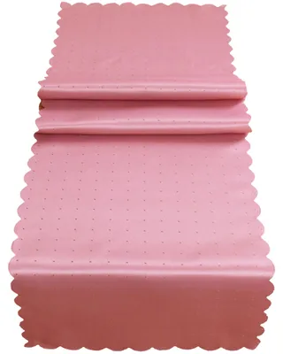 Productafbeelding van Tafelkleed van 40 x 150 cm in oudroze, geschikt voor eettafel en keuken