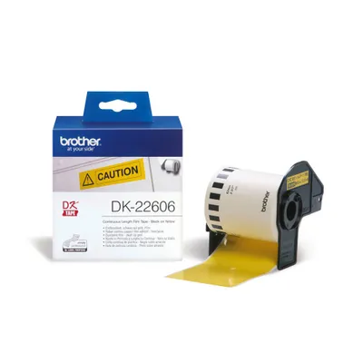 Image de Brother DK-22606 - Folie / Film - Gelb - Roll (6,2 cm x 15,2 m) (DK-22606)