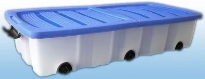 Produktbild von CZ box 55,0l ,80x40x17cm, dělené víko, kolečka, plast