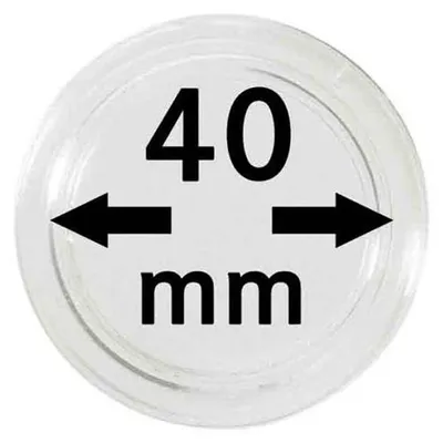 Produktbild von Lindner 2251040 Münzkapseln 40 mm-100er Pack
