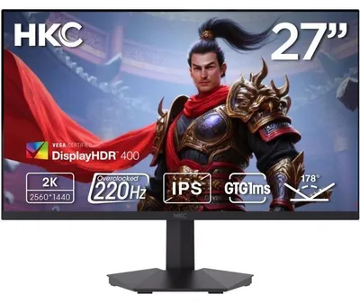 Zdjęcie produktu dla Monitor do gier PC – HKC – 27 cali – QHD – 200 Hz – panel IPS – 1 ms – model G27H2DPro