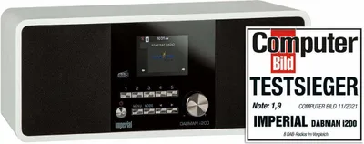 Image de DABMAN i200 Radio stéréo multifonctionnelle DAB+ / FM / Internet Blanc