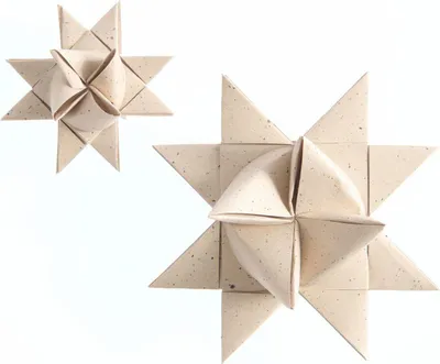 Produktbild von Fröbelsterne mit Recyclingpapier, CappuccinoMIX