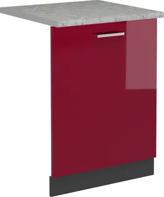 Zdjęcie produktu dla Panel przedni zmywarki Vicco R-Line Czerwony połysk 60 cm , BP Marmur, Model 54945