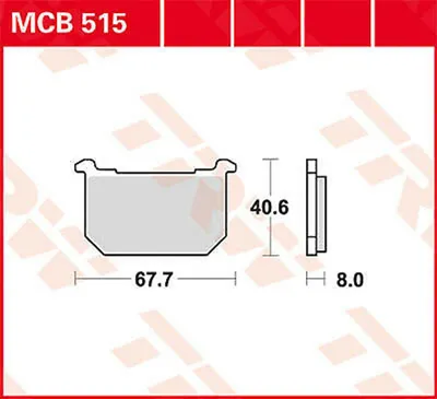 Produktbild von Zf Bremsbeläge Kh068 Organisch Für Kawasaki Gpz 400/500 '82-'84, Z 400/500 '81-'83, Gpz/Z/Ltd 550 '80-'82, Gt/Gpz/Z/Ltd