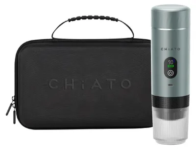 Obrázok produktu pre CHiATO brewPLAY – Súprava prenosného kávovaru na espresso, sivá