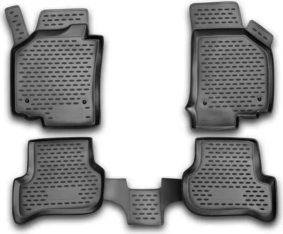 Zdjęcie produktu dla 2005-2012 Seat Leon dywaniki podłogowe TPE czarne 4 szt