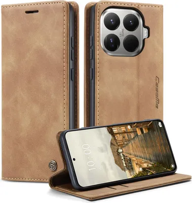 Produktbild von Xiaomi 15T Pro Hülle - CaseMe 013 Klapphülle - Braun