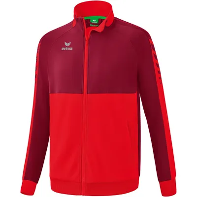 Produktbild von Erima Six Wings Worker Jacke Rot/Bordeaux Junior