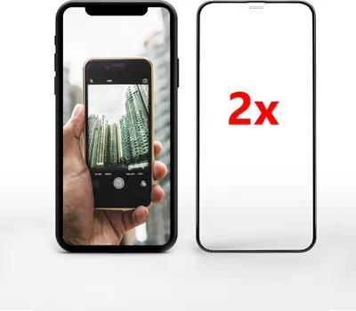 Produktbild von 2x iPhone 11 Pro XS Max 3D PANZERFOLIE DISPLAY SCHUTZGLAS ULTRA STARK 9H
