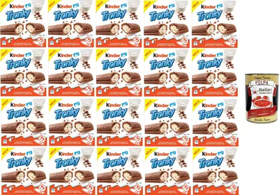 Produktbild von Ferrero Kinder Tronky Kakaowaffel, cremige Milchfüllung mit Keksstücken, 20x 90 g+Italian Gourmet polpa 400g