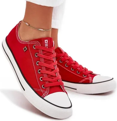 Produktbild von Damen Niedrige Sneakers Big Star DD274A234 Rot 36