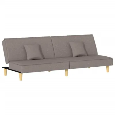 Produktbild von vidaXL Schlafsofa Taupe Stoff