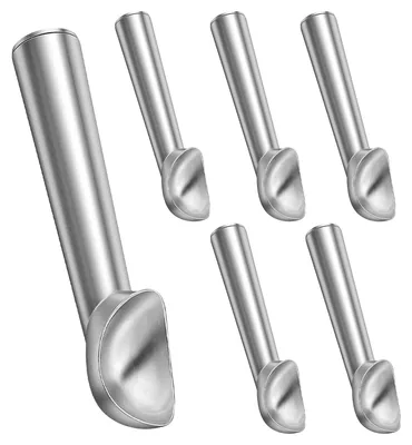 Eisportionierer aus Aluminium, 6 Stück, 18 cm, Antihaftbeschichtung