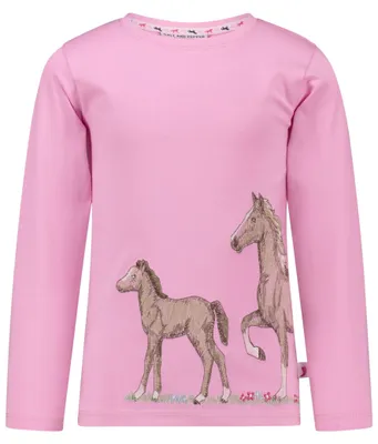 Produktbild von SALT AND PEPPER BY KIDS PARK Girls Longsleeve EMB Horses