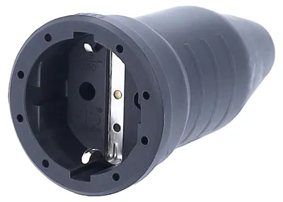 Productafbeelding van 60416 Rubberen Koppeling zonder Kabel, IP20, Zwart